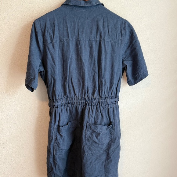 Universal Thread Blue Linen Romper - Picture 5 of 6